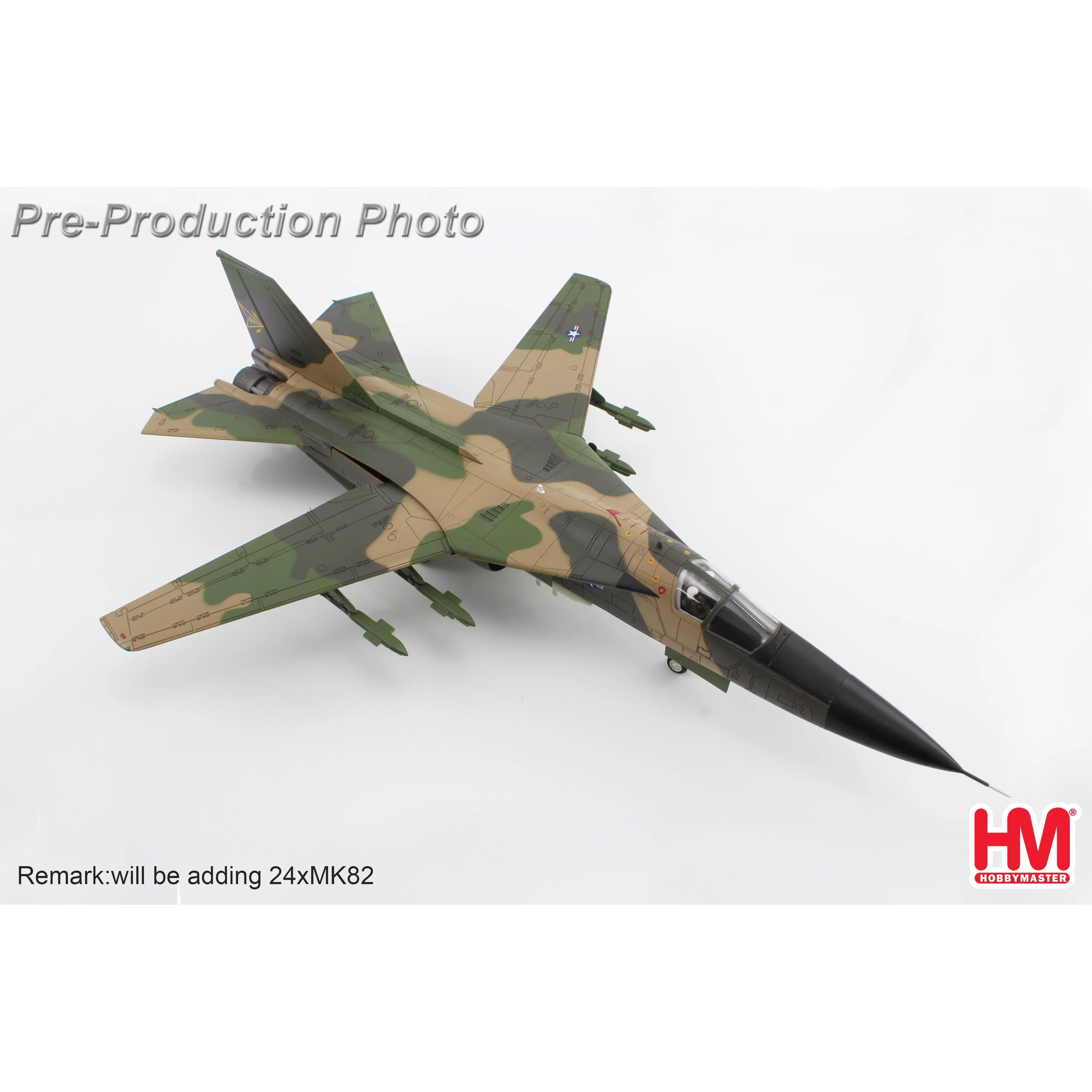 1/72 F-111A "Combat Lancer" 66-0022 USAF Takhli RTAFB 1968 (with 24 X Early MK.82 Bomb)