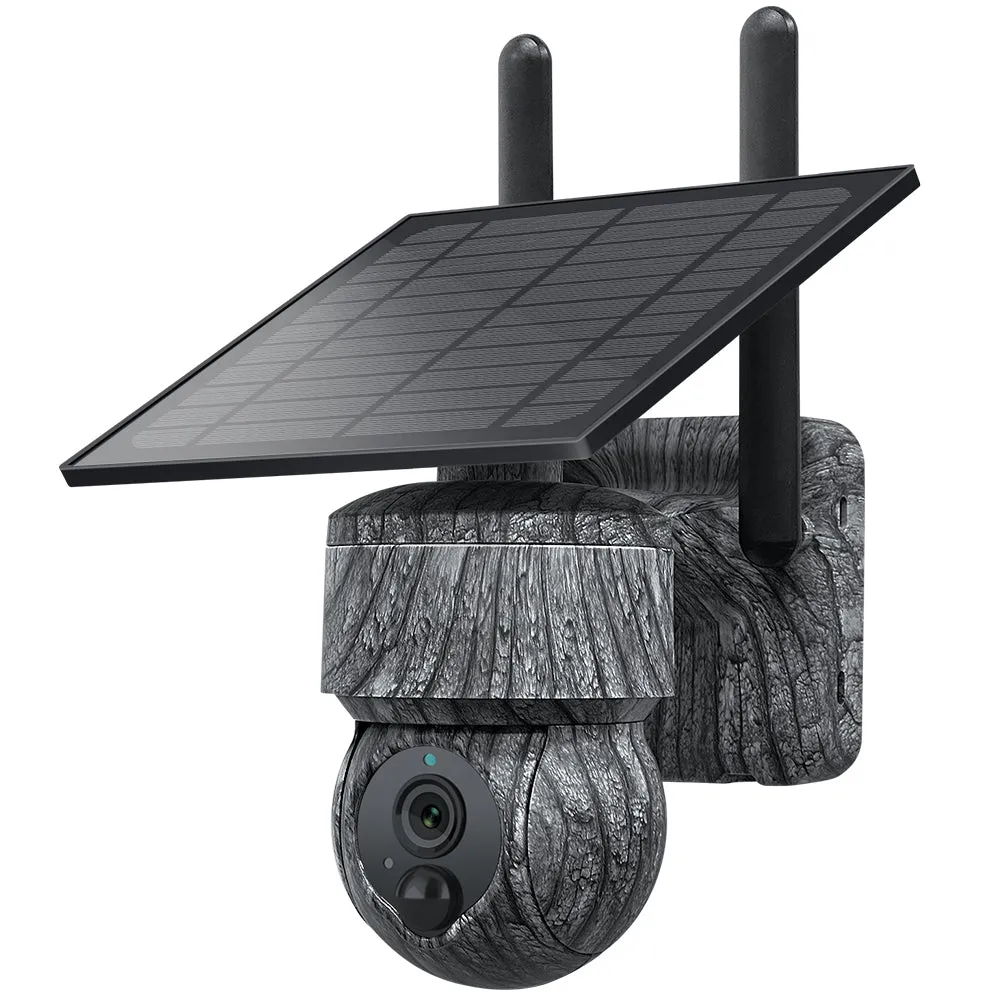 2K HD 3MP  CamouflageSolar Security  Camera  wireless 4G / WIFI