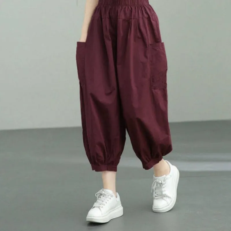 🔥50% OFF🔥Women's Vintage Casual Loose Ankle Length Pants
