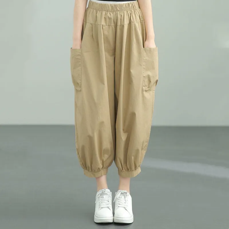 🔥50% OFF🔥Women's Vintage Casual Loose Ankle Length Pants