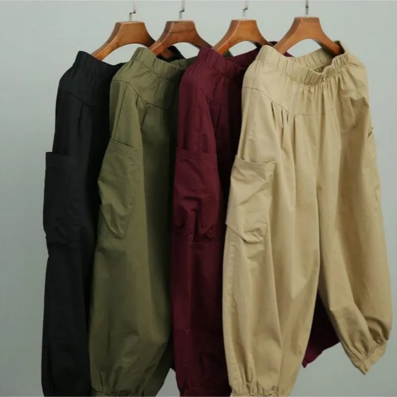 🔥50% OFF🔥Women's Vintage Casual Loose Ankle Length Pants