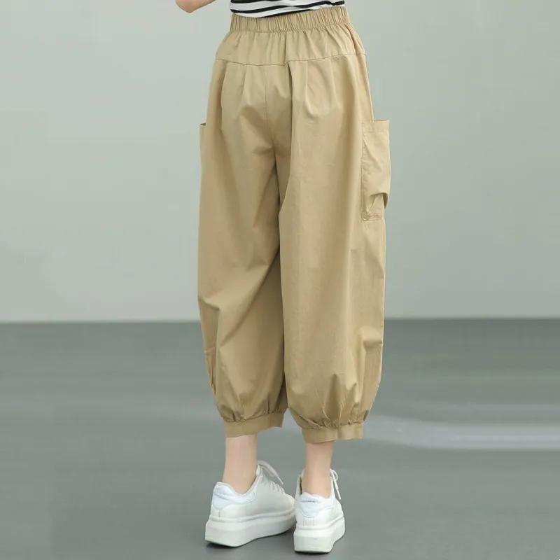 🔥50% OFF🔥Women's Vintage Casual Loose Ankle Length Pants