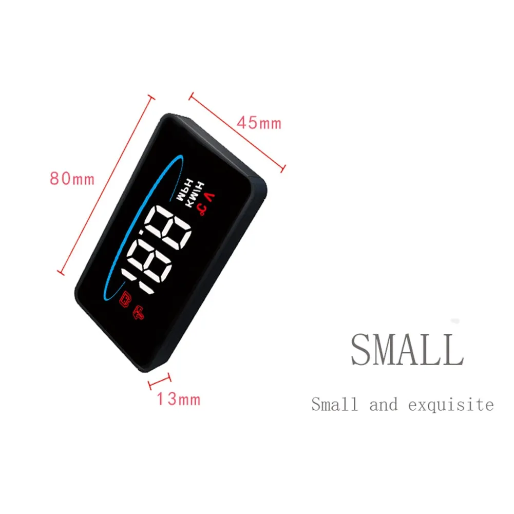 6 Pcs L2 HUD Head-up OBD Car  Display With Color-changing