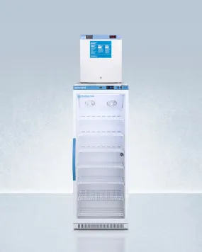 Accucold 24" Wide All-Refrigerator/All-Freezer Combination - ARG12PV-FS24LSTACKMED2