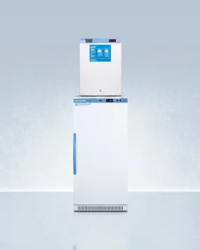 Accucold 24" Wide All-Refrigerator/All-Freezer Combination - ARS8PV-FS30LSTACKMED2