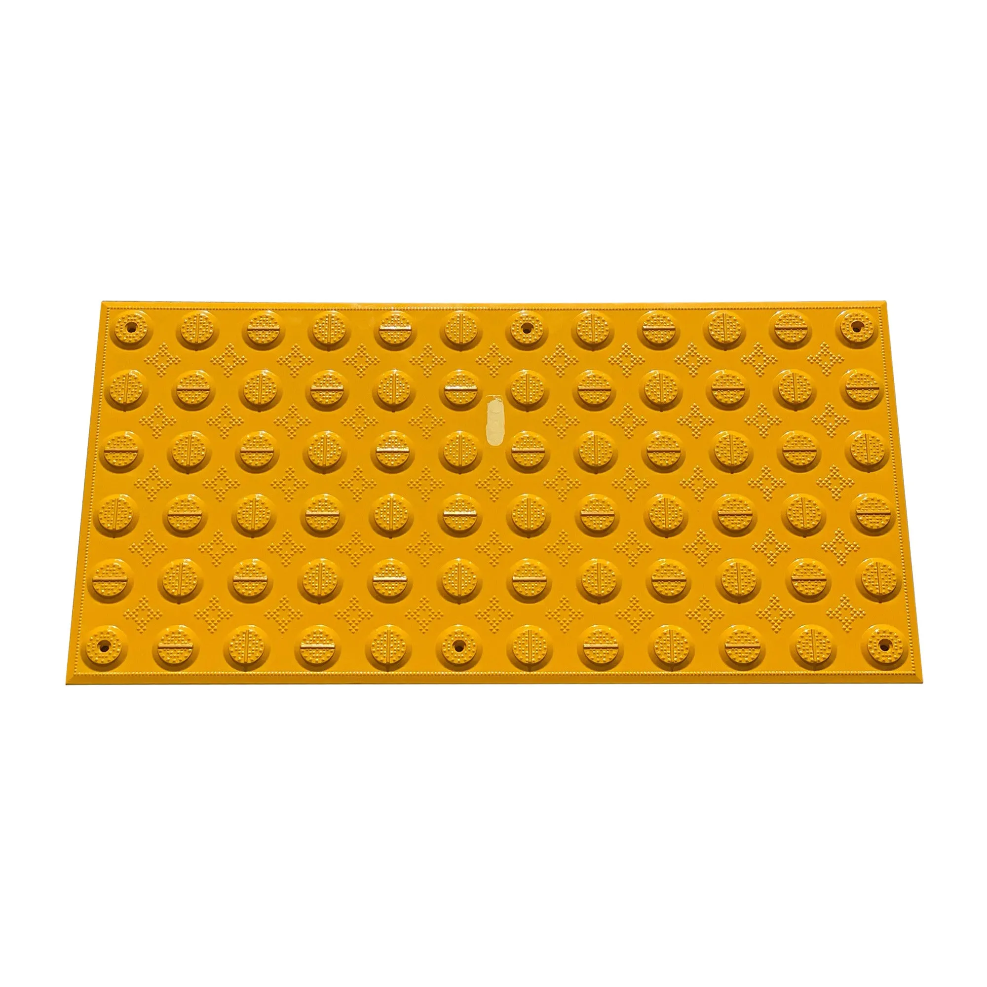 ADA Warning Pads - Truncated Domes for Surface Mount (UV Protected) - 12" x 24" x 1/2", Yellow