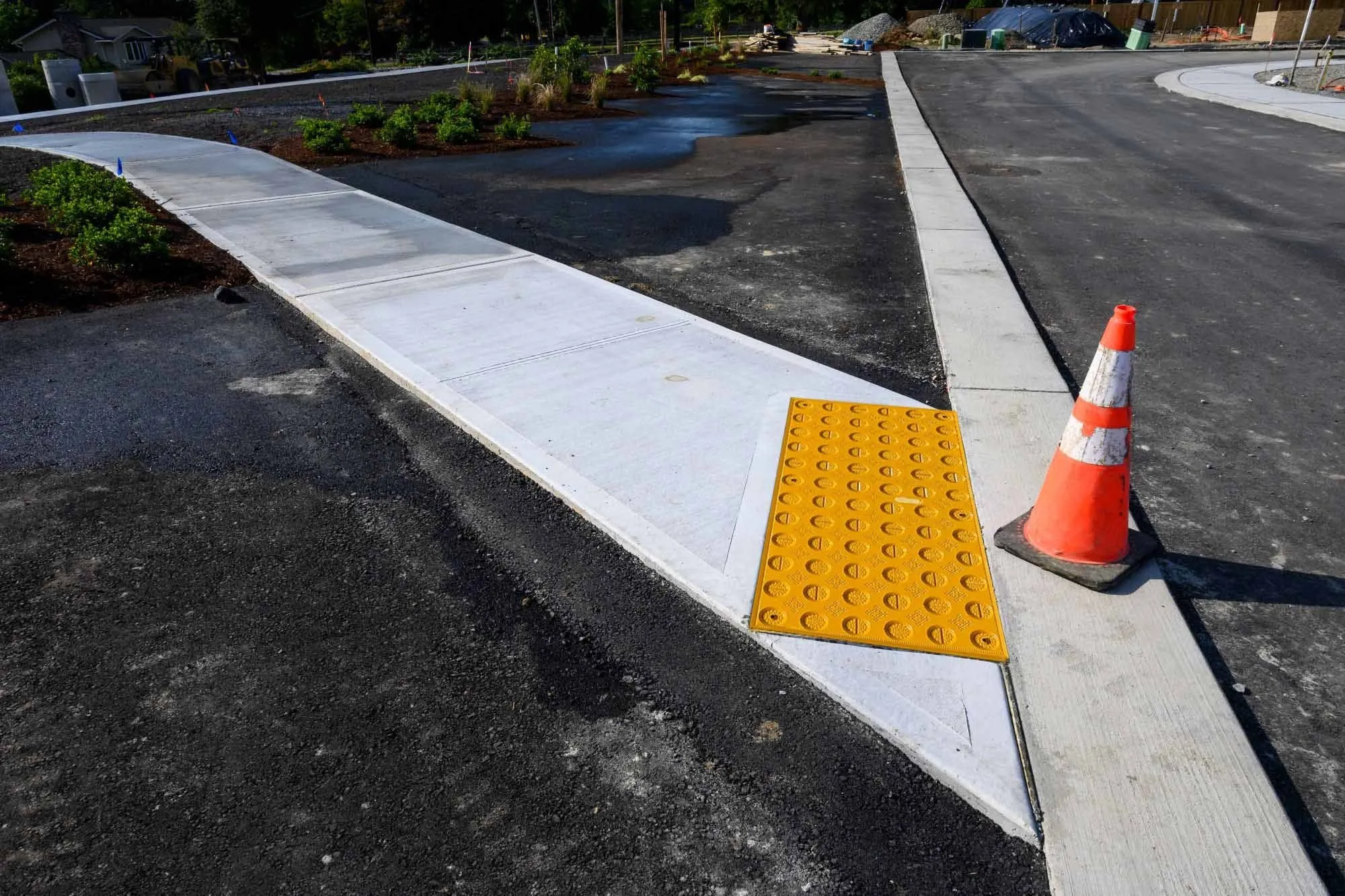 ADA Warning Pads - Truncated Domes for Surface Mount (UV Protected) - 12" x 24" x 1/2", Yellow