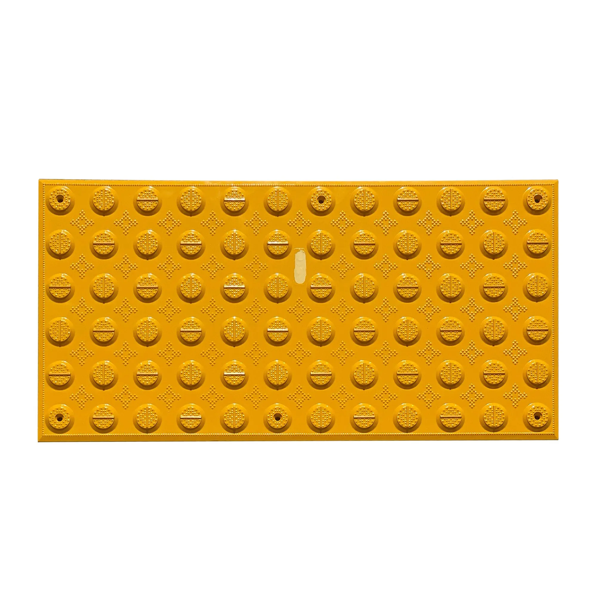 ADA Warning Pads - Truncated Domes for Surface Mount (UV Protected) - 12" x 24" x 1/2", Yellow