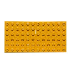 ADA Warning Pads - Truncated Domes for Surface Mount (UV Protected) - 12" x 24" x 1/2", Yellow