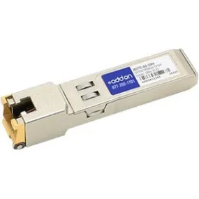 Addon 10-Pack Of Hp J8177C Compatible Taa Compliant 10/100/1000Base-Tx Sfp Transceiver (Copper, 100M, Rj-45)