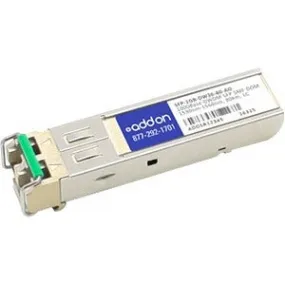 Addon Msa And Taa Compliant 1000Base-Dwdm 100Ghz Sfp Transceiver (Smf, 1548.51Nm, 80Km, Lc, Dom)