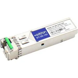 Addon Netgear Agm-1G-Bx-D40 Compatible Taa Compliant 1000Base-Bx Sfp Transceiver (Smf, 1490Nmtx/1310Nmrx, 40Km, Lc, Dom)