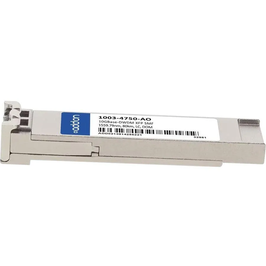 Addon Networks 1003-4750-Ao Network Transceiver Module Fiber Optic 10000 Mbit/S Xfp 1559.79 Nm
