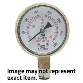 Anchor Replacement Gauge 2", 400psi, Brass