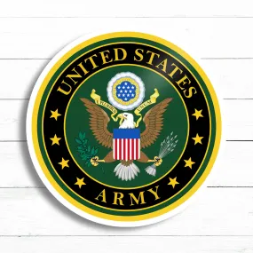 Army Logo Sticker | Waterproof Vinyl Decal | 3in