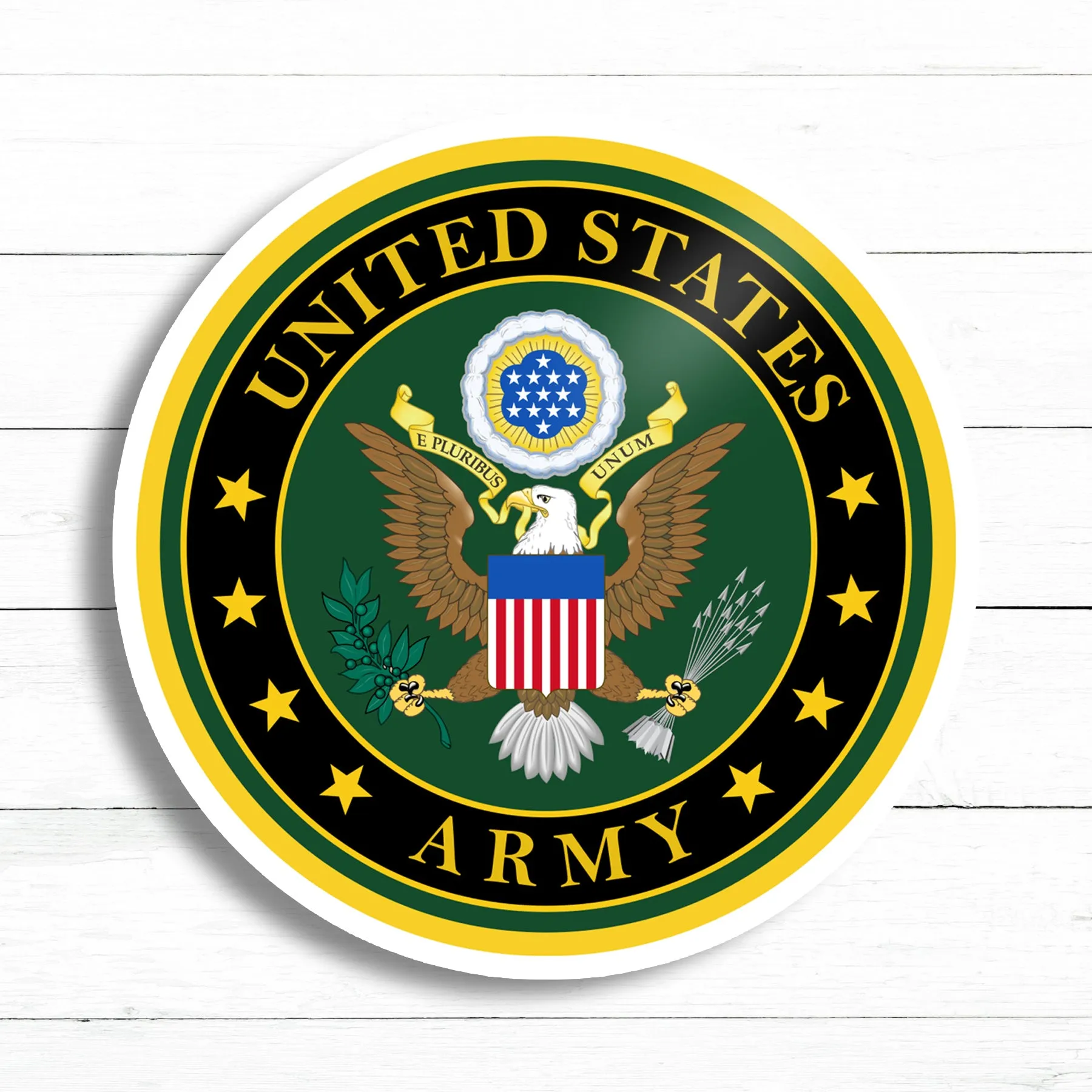 Army Logo Sticker | Waterproof Vinyl Decal | 3in