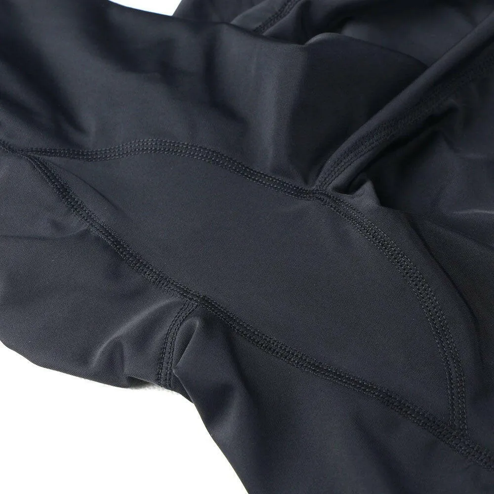 ARSUXEO Stretch Breathable Quick-Drying Compression Shorts Men's Cycling Running Tights Shorts 3/4 Length Pants