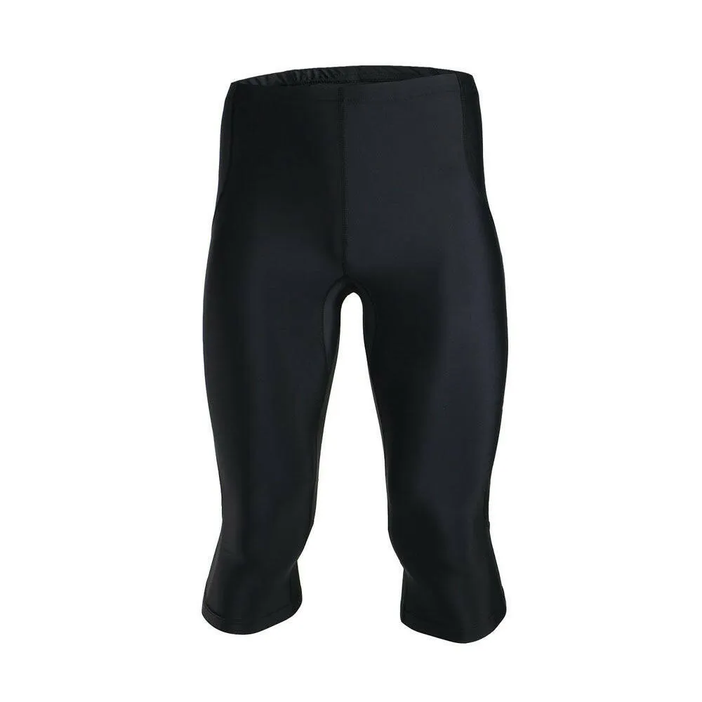ARSUXEO Stretch Breathable Quick-Drying Compression Shorts Men's Cycling Running Tights Shorts 3/4 Length Pants