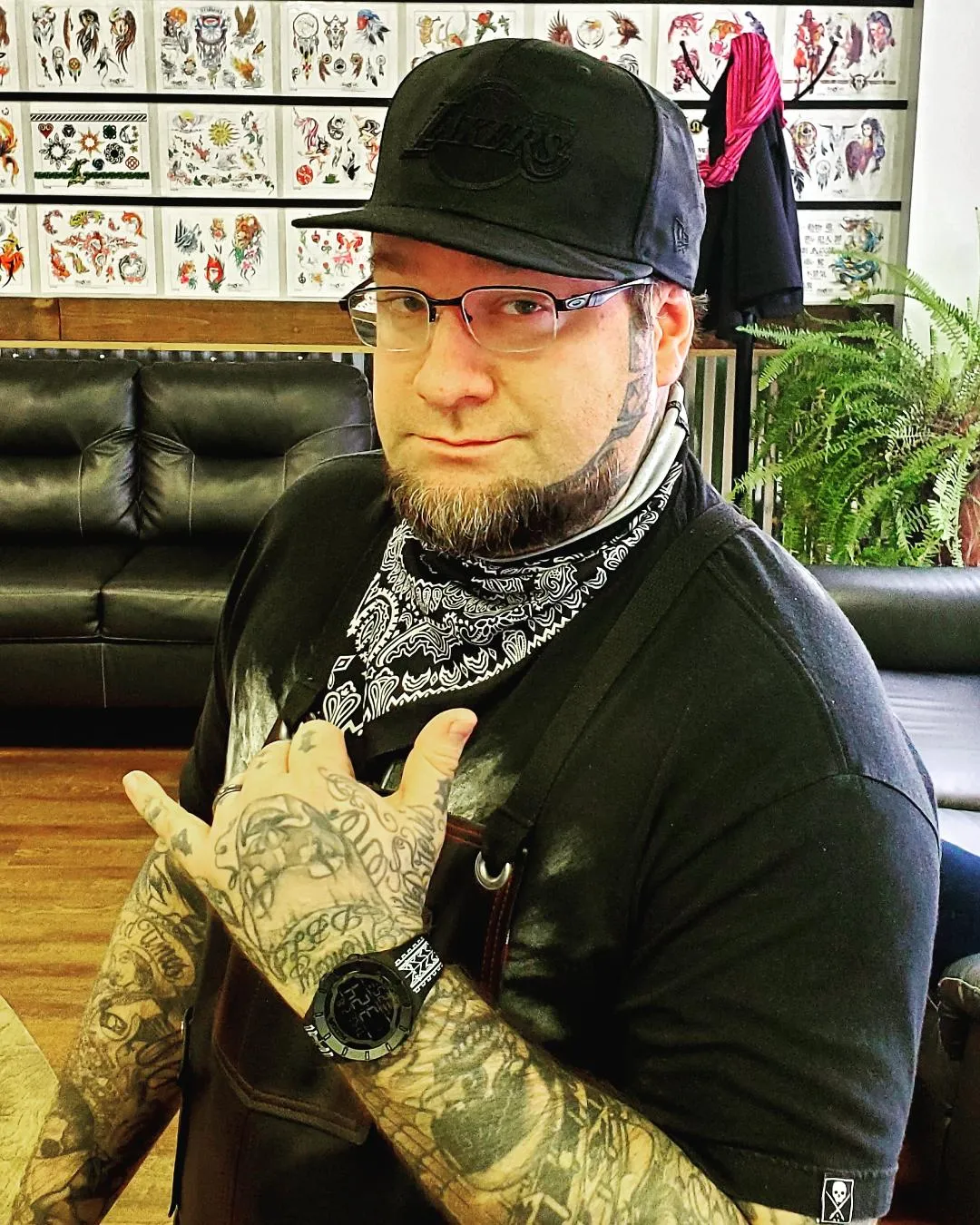 Art Society x Rockwell JACOB HANKS TATTOO PHANTOM BLACK FIT Watch