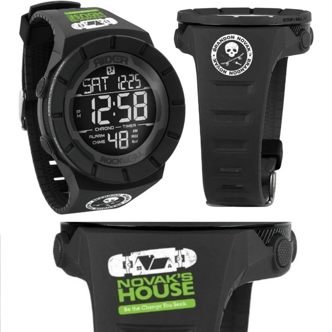 Art Society x Rockwell NOVAKS HOUSE COLISEUM FIT Watch BLACK