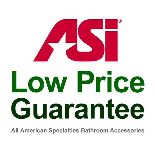 ASI 0481-R Toilet Seat Cover & Toilet Tissue Disp. With Sanitary Napkin Disposal - Dual Access - Partition Mounted