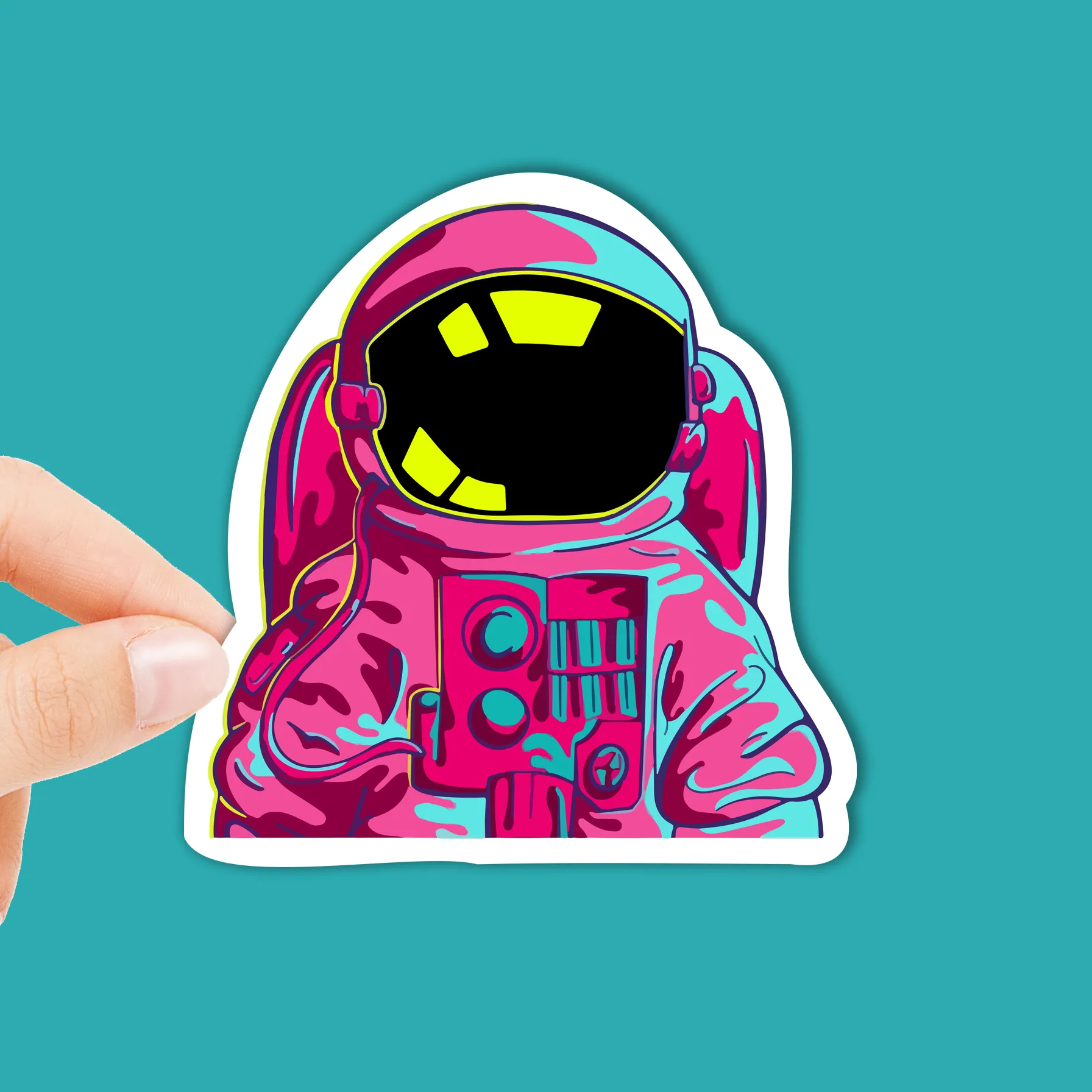 Astronaut Sticker | Waterproof Vinyl | 3in