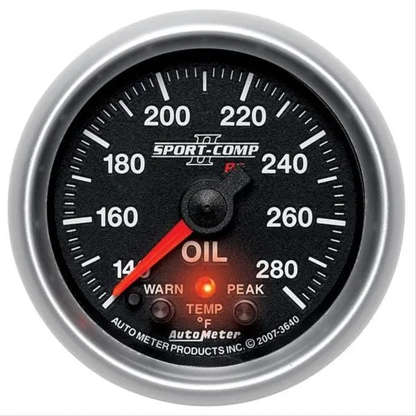 AutoMeter Sport-Comp II Pro-Control Analog Gauges 3640