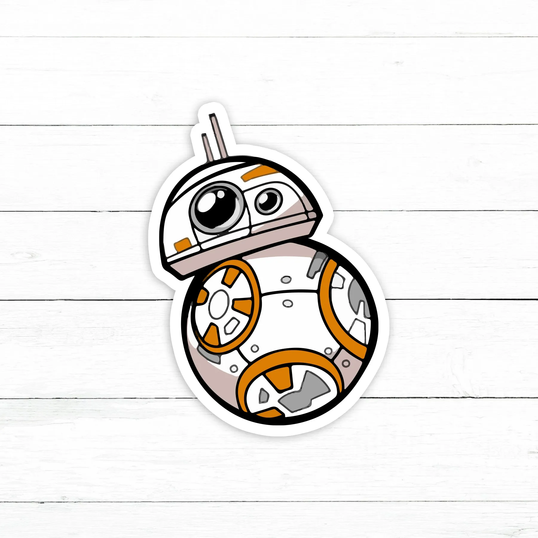 BB8 Sticker | Waterproof Vinyl Decal | 3in