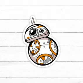 BB8 Sticker | Waterproof Vinyl Decal | 3in