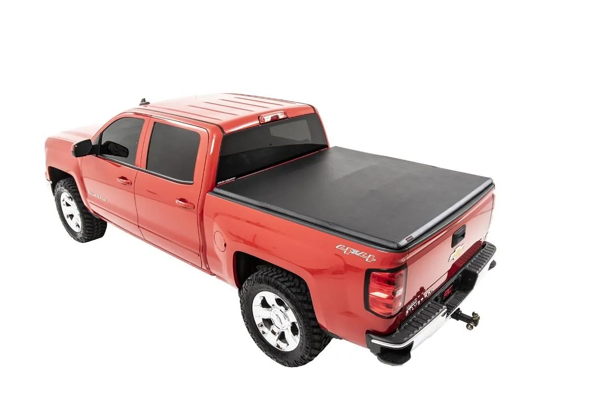 Bed Cover | Tri Fold | Soft | 6'7" Bed | Chevrolet Silverado/GMC Sierra 1500 | 2014-2018