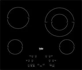 Beko ECTM24102 24" Built-In Electric Cooktop With 4 Burners And Touch Control