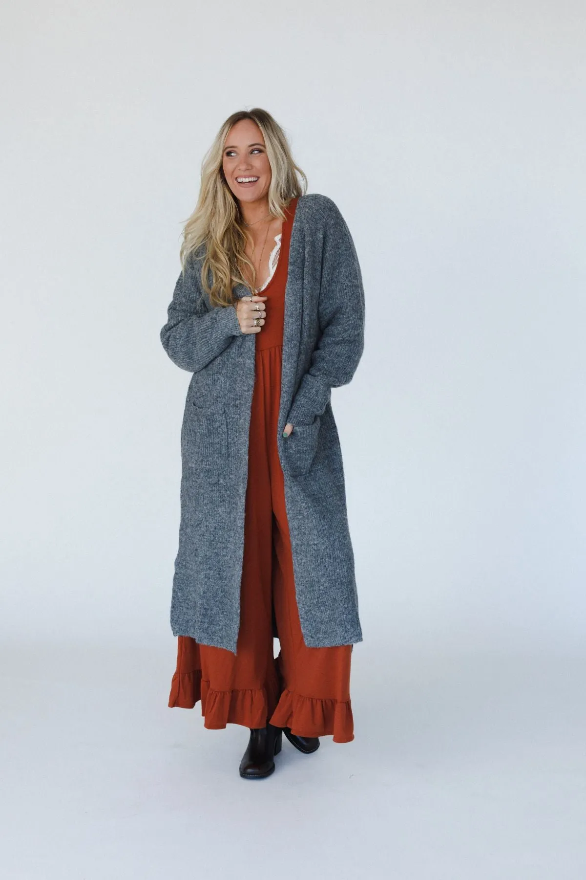 Bennett Cardigan - Charcoal