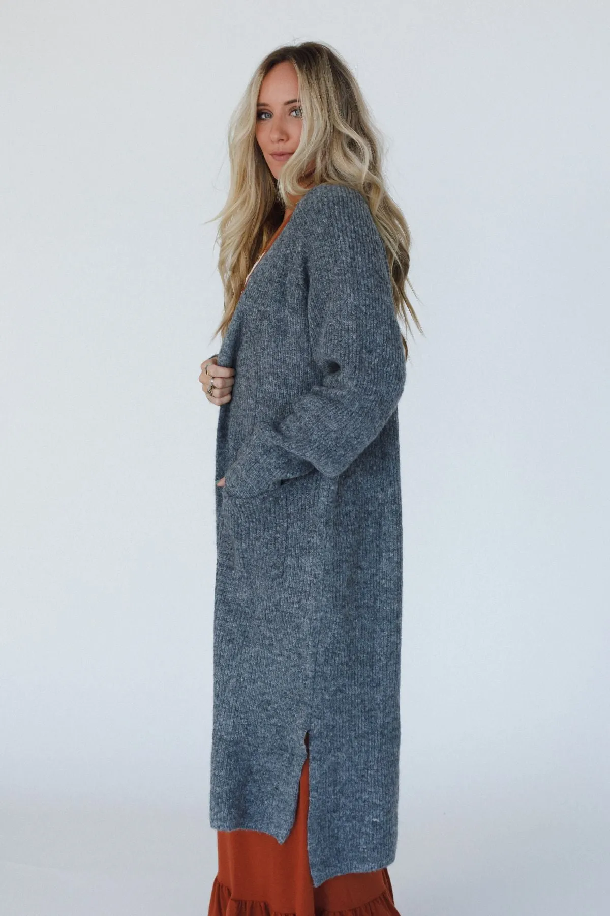 Bennett Cardigan - Charcoal