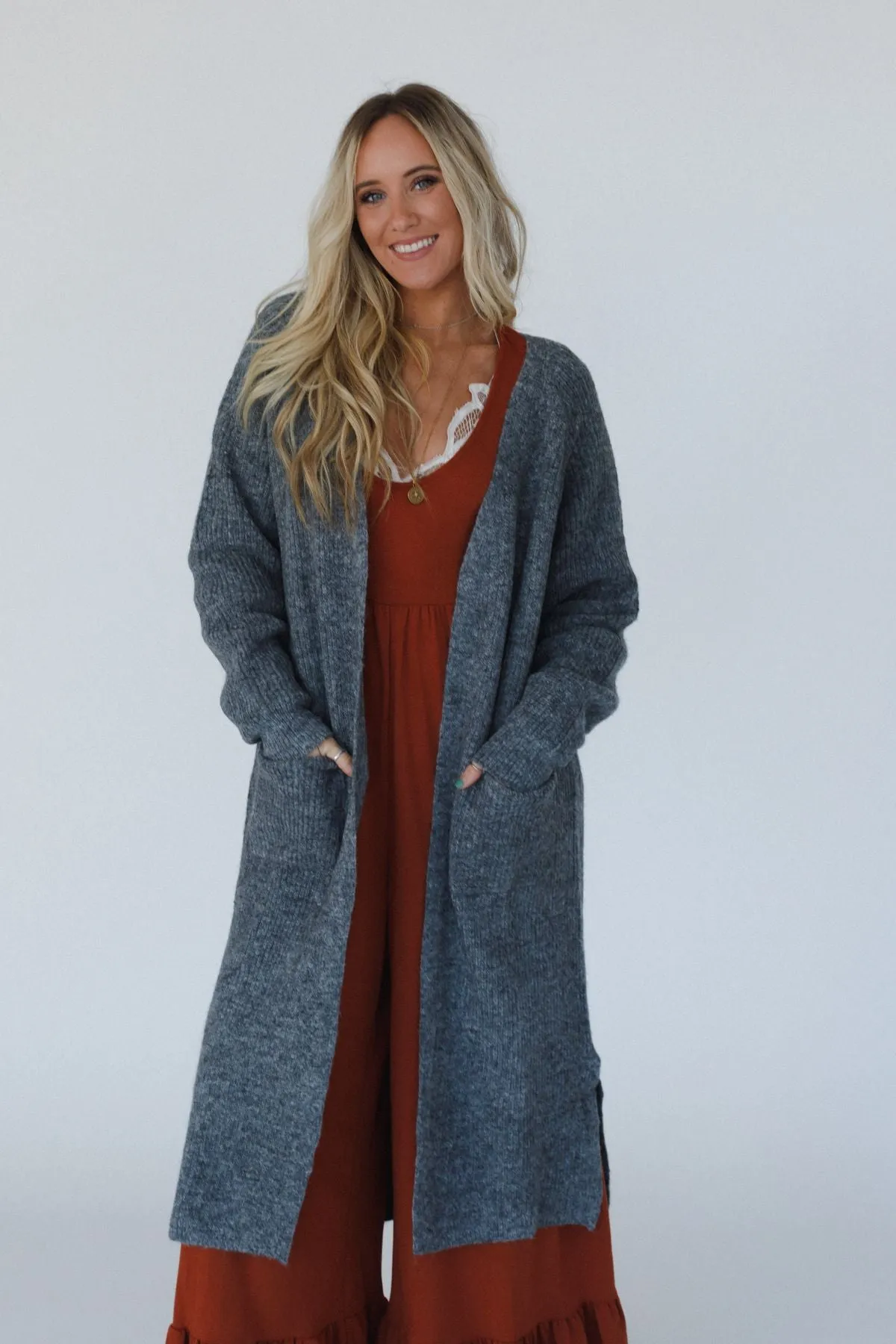 Bennett Cardigan - Charcoal