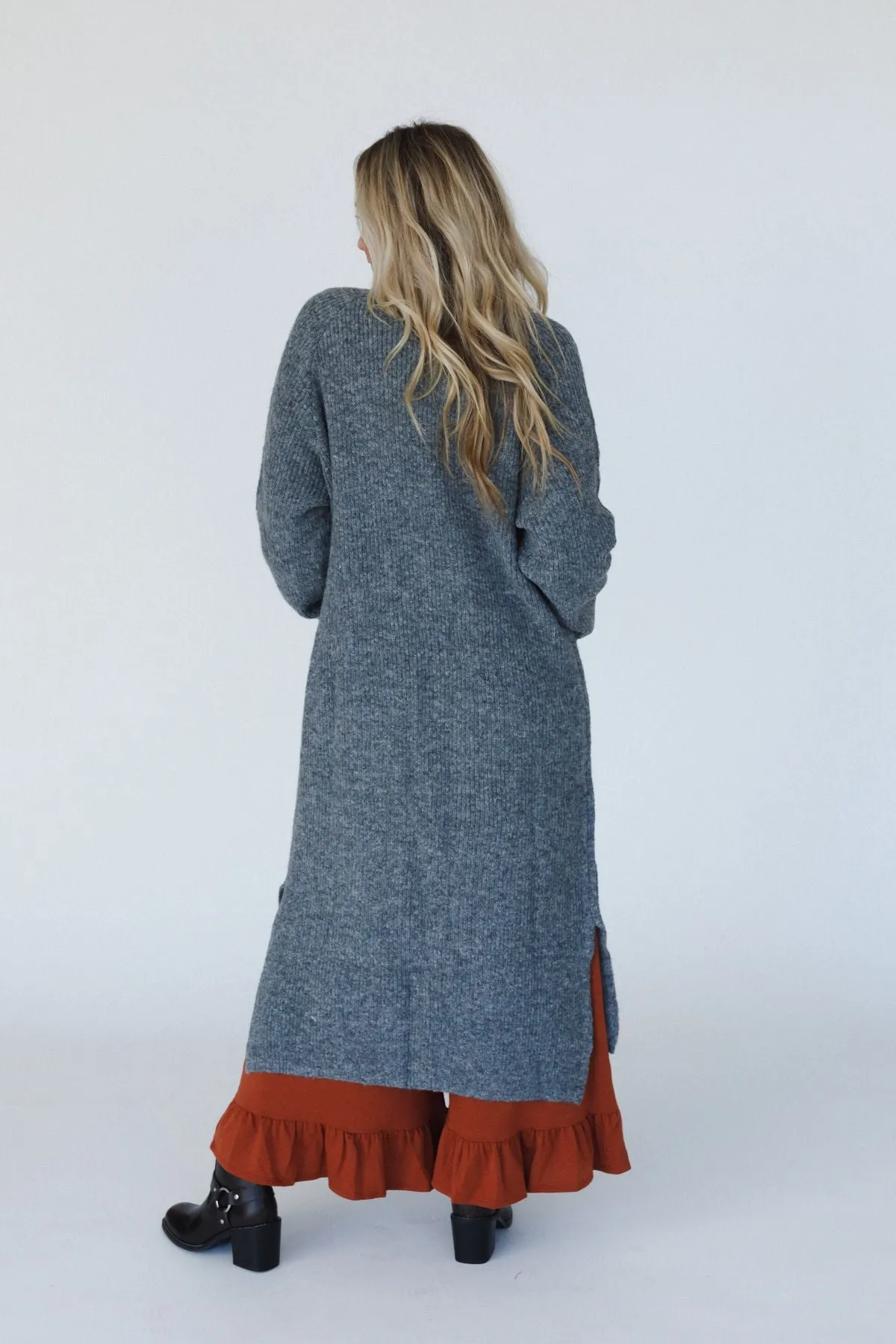 Bennett Cardigan - Charcoal