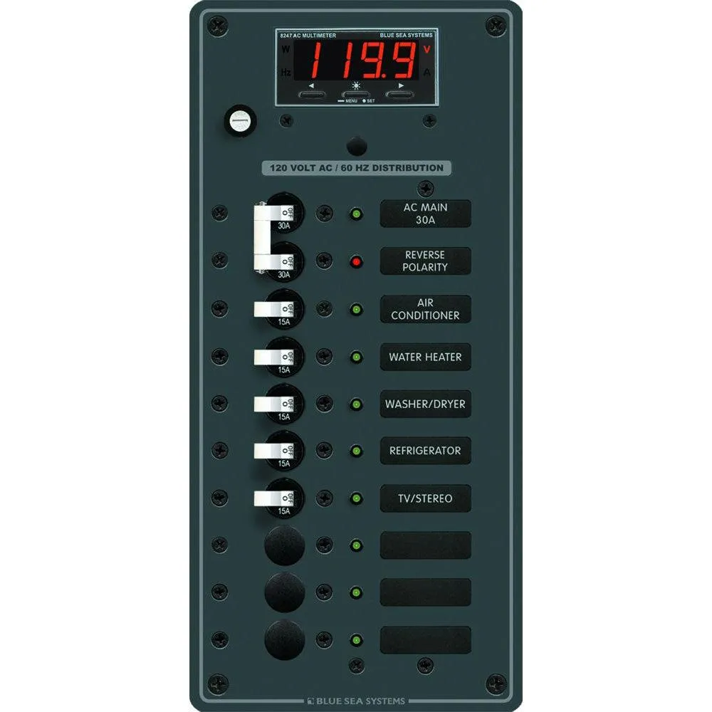Blue Sea 8406 AC Main   8 Positions [8406]