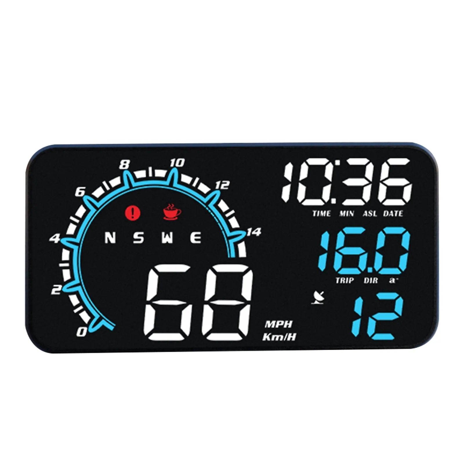Car Hud Head up Display 5.5-Inch Large Screen Universal USB Gps