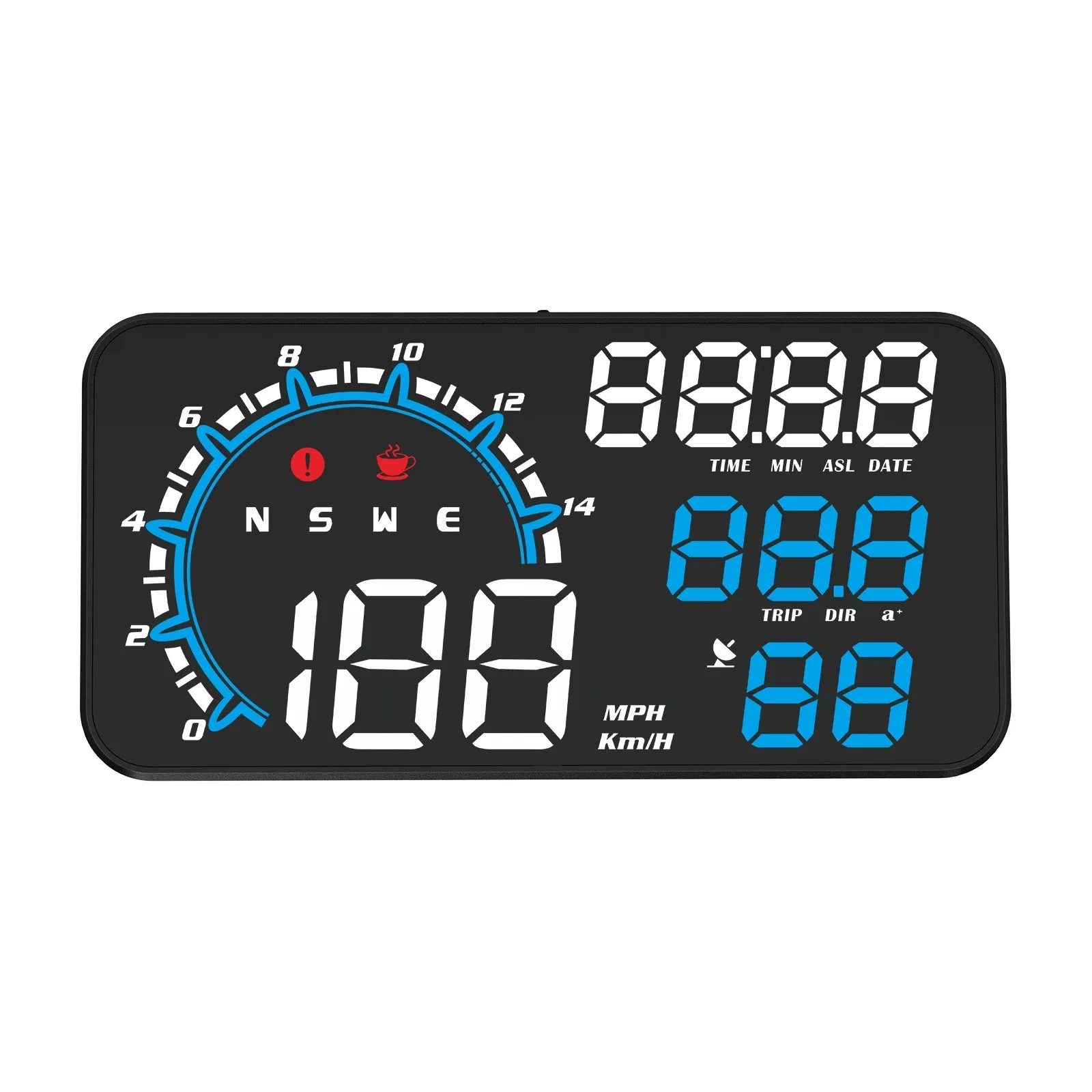 Car Hud Head up Display 5.5-Inch Large Screen Universal USB Gps