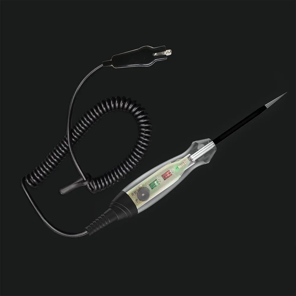 Car Led Circuit Tester Sound Light Alarm Measuring Pen Double Led