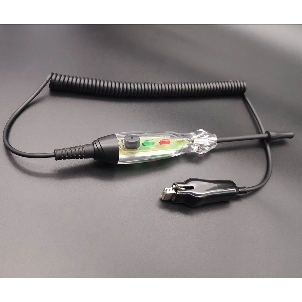 Car Led Circuit Tester Sound Light Alarm Measuring Pen Double Led