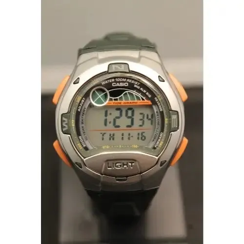 Casio Men's Sport Tide Graph And Moon Phase Watch W753-3
