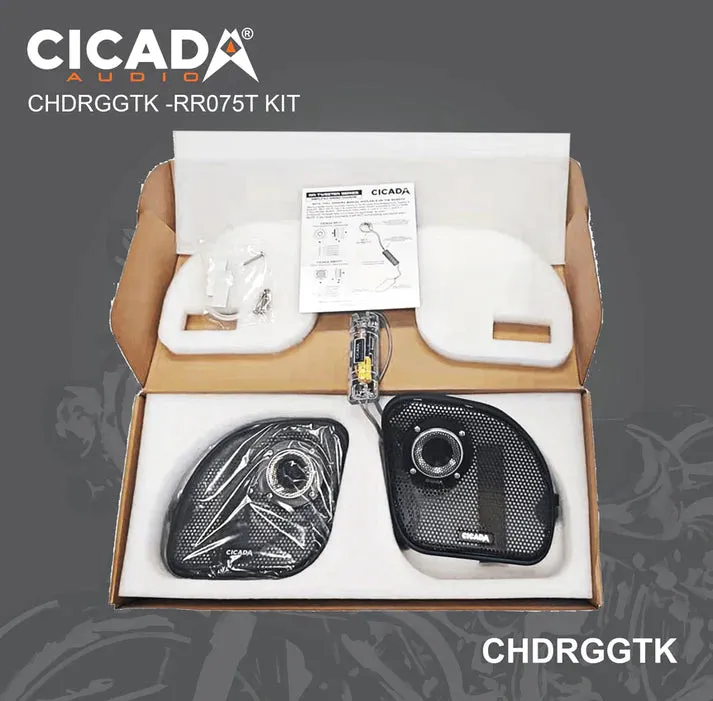 CICADA AUDIO CHDRGGTK HARLEY DAVIDSON ROAD GLIDE GRILLS 2015-CURRENT