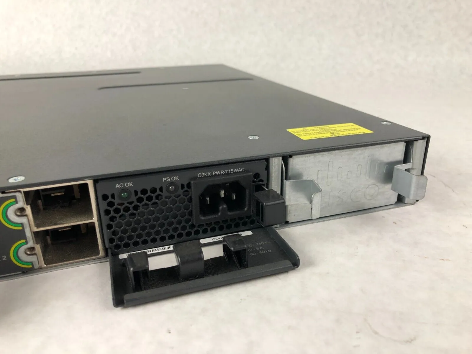 Cisco WS-C3750X-48P-S 48-Port GbE PoE Catalyst Network Switch