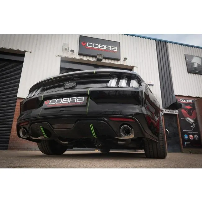 Cobra Exhausts - Ford Mustang 5.0 V8 GT Fastback (2015-18) 2.5" Cat Back Performance Exhaust