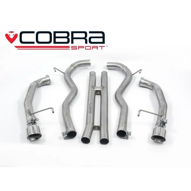 Cobra Exhausts - Ford Mustang 5.0 V8 GT Fastback (2015-18) 2.5" Venom Box Delete Race Cat Back Performance Exhaust