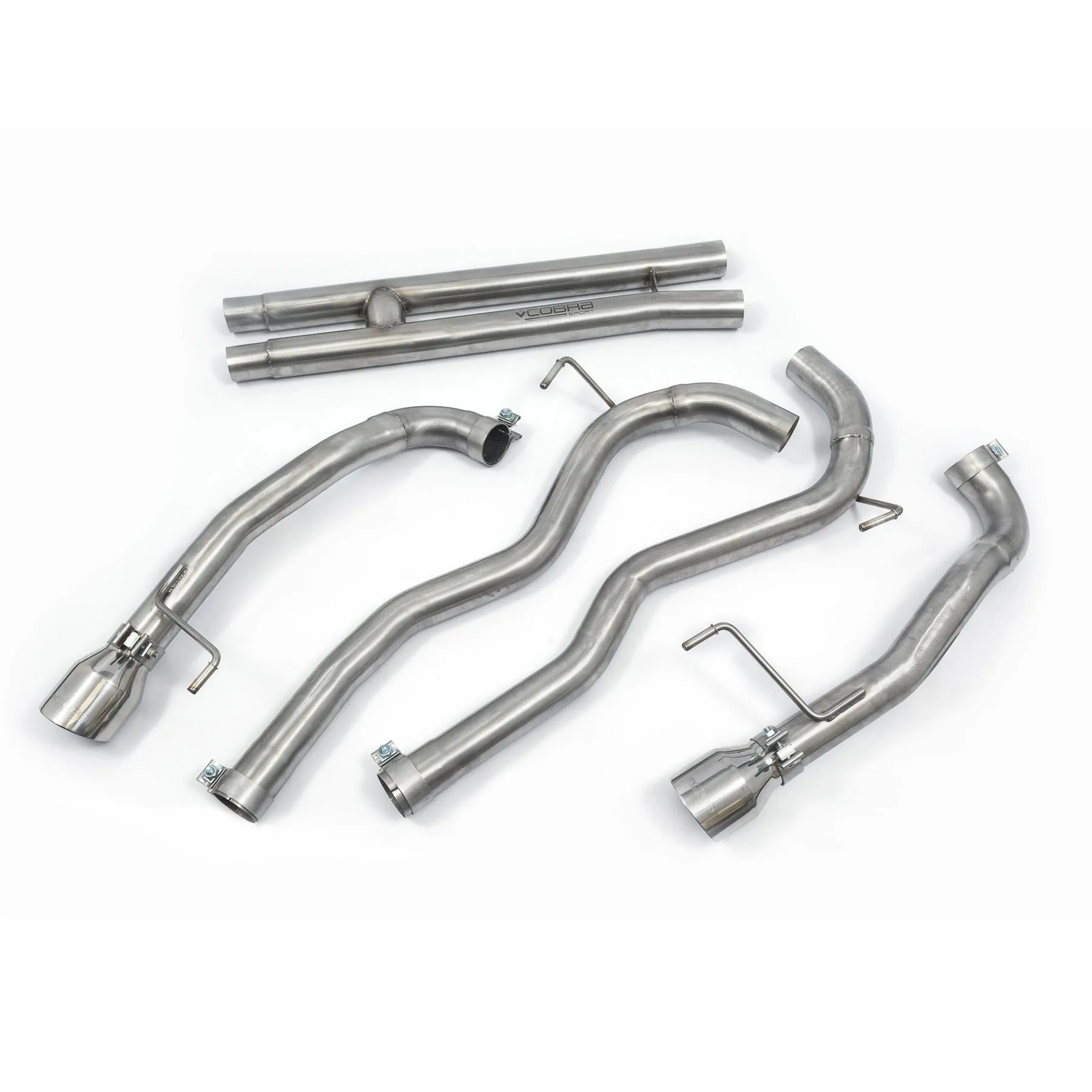 Cobra Exhausts - Ford Mustang 5.0 V8 GT Fastback (2015-18) 2.5" Venom Box Delete Race Cat Back Performance Exhaust