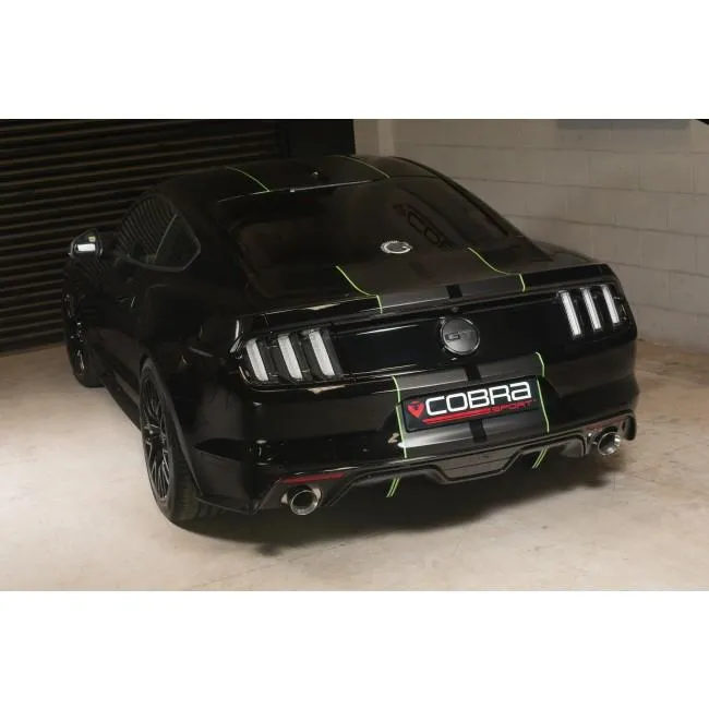 Cobra Exhausts - Ford Mustang 5.0 V8 GT Fastback (2015-18) 2.5" Venom Box Delete Race Cat Back Performance Exhaust