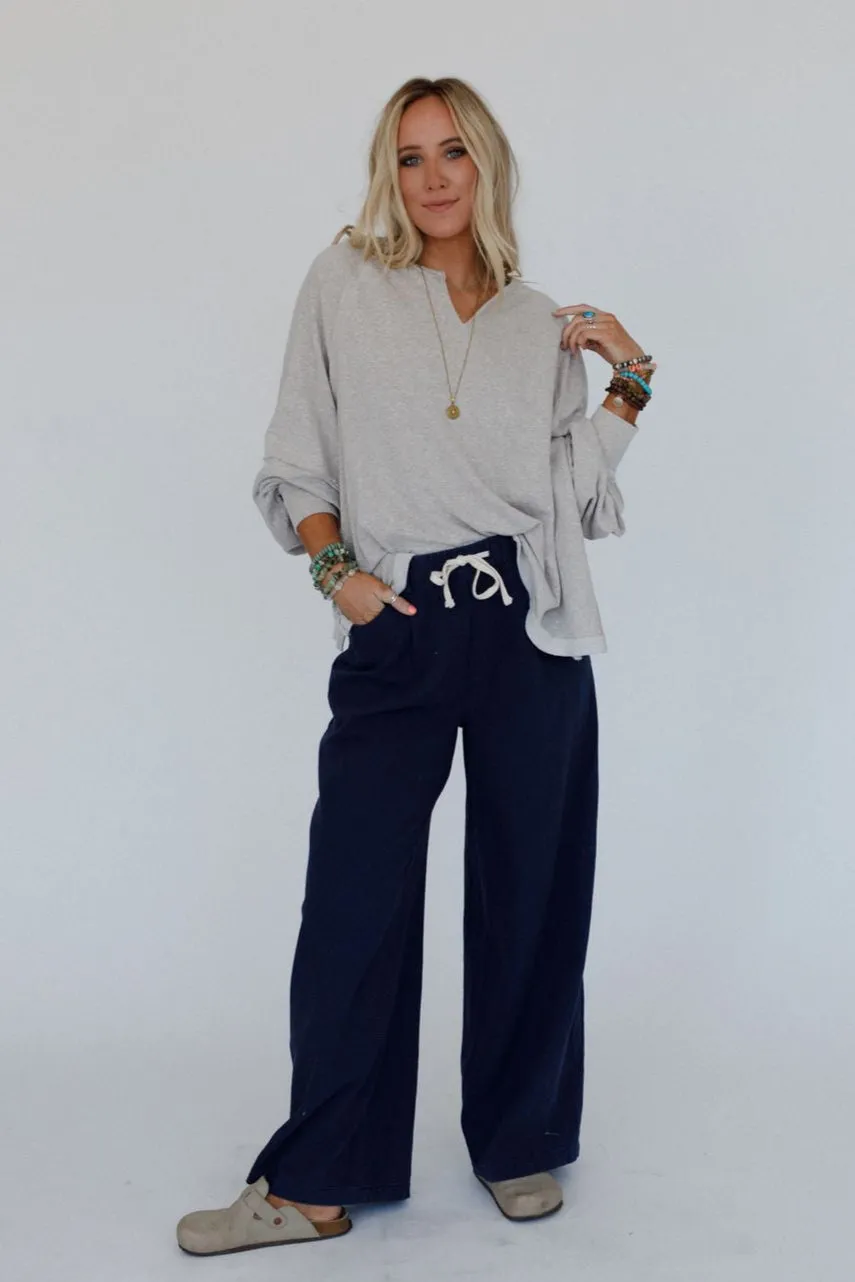 Demri Pullover Top - Oatmeal