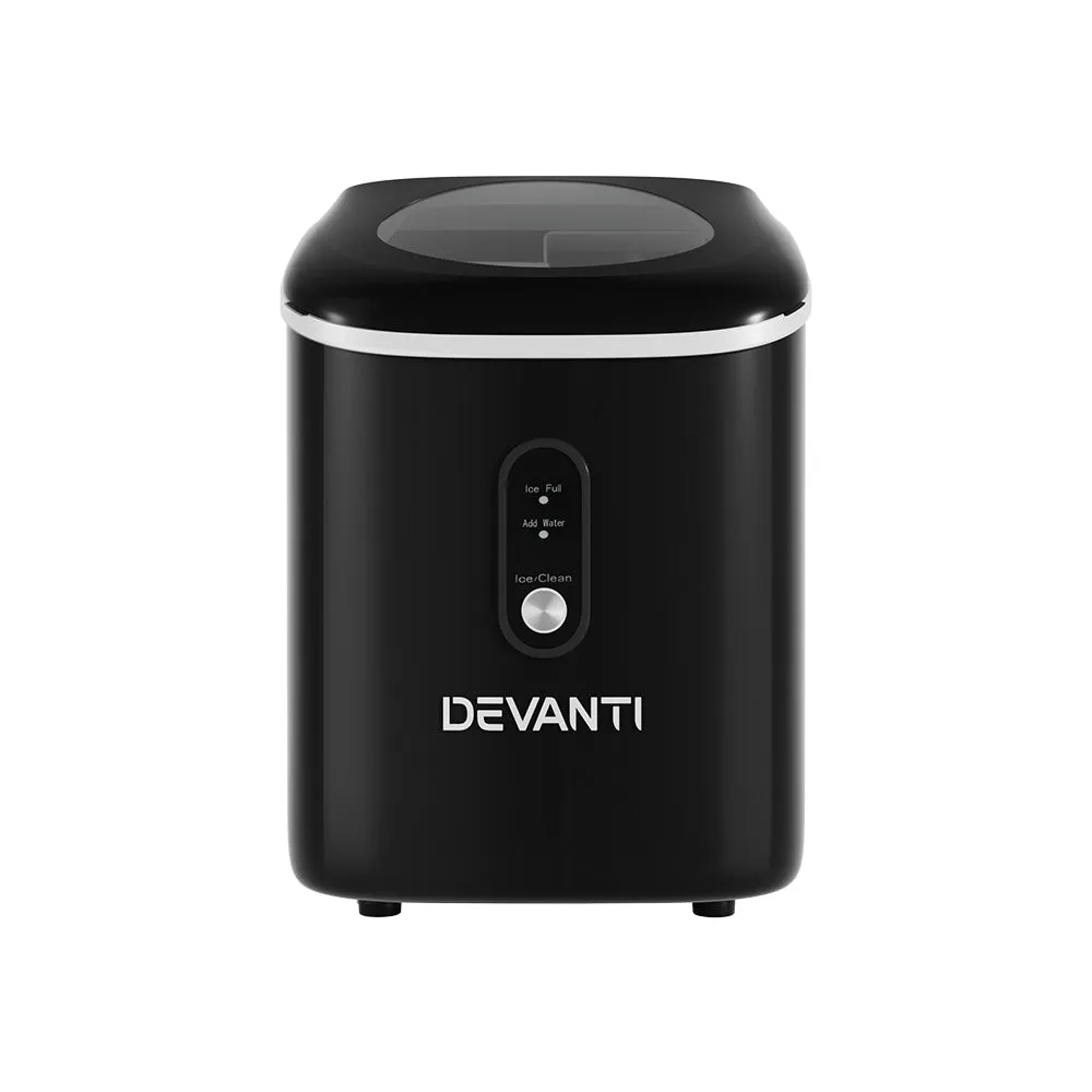 Devanti Portable Ice Maker Machine Nugget Ice Cube 15kg Bar Countertop