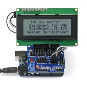 [Discontinued] SainSmart 2560   Sensor V5   LCD2004 White for Arduino UNO MEGA R3 Mega2560 Duemilanove Nano Robot